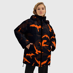 Куртка зимняя женская Стая Воронов, цвет: 3D-красный — фото 2
