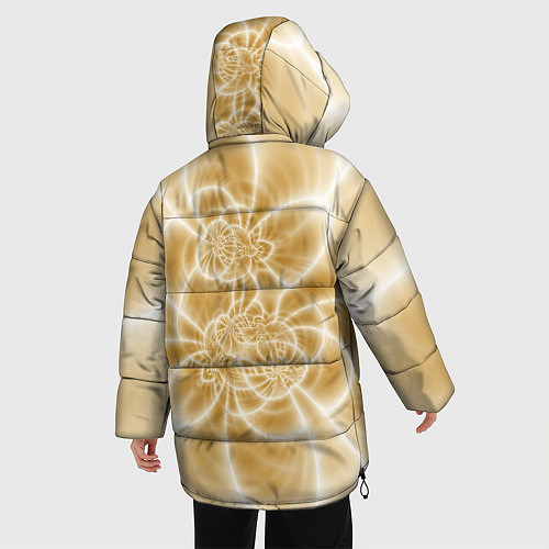 Женская зимняя куртка Коллекция Journey Дороги пустыни 284-7-42 / 3D-Светло-серый – фото 4