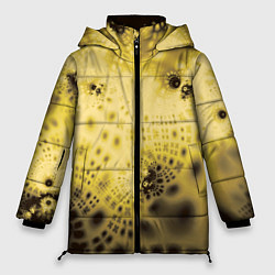 Куртка зимняя женская Коллекция Journey Желтый 588-4, цвет: 3D-черный