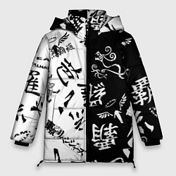 Женская зимняя куртка Tokyo Revengers Black & White
