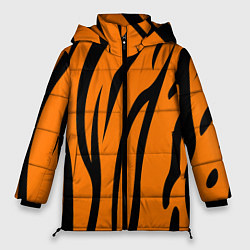 Женская зимняя куртка Текстура тиграtiger