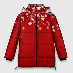 Женская зимняя куртка Рождественские снежинки