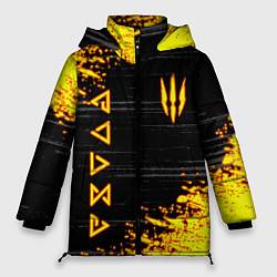 Куртка зимняя женская The Witcher Neon, цвет: 3D-черный