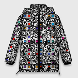 Куртка зимняя женская Не нормативная лексика, цвет: 3D-черный