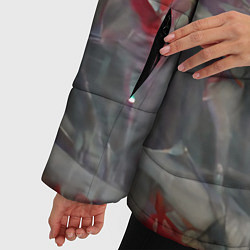 Куртка зимняя женская Кровавая пленка, цвет: 3D-светло-серый — фото 2