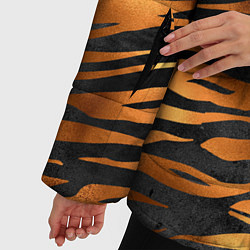 Куртка зимняя женская В шкуре тигра, цвет: 3D-светло-серый — фото 2