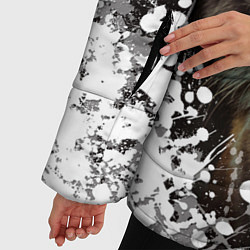Куртка зимняя женская Год тигра2022, цвет: 3D-светло-серый — фото 2