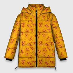 Куртка зимняя женская Пиццерия, цвет: 3D-красный