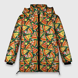 Куртка зимняя женская Pizza Пицца, цвет: 3D-красный