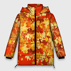 Женская зимняя куртка Кленовый листопад