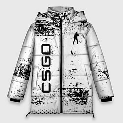 Куртка зимняя женская Кс го : cs go, цвет: 3D-светло-серый