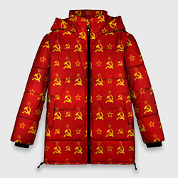 Женская зимняя куртка Серп и Молот - СССР