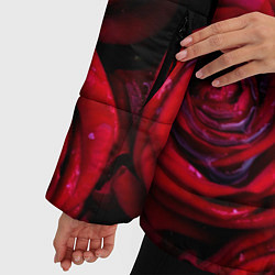 Куртка зимняя женская Вечернее вдохновение Любви, цвет: 3D-красный — фото 2