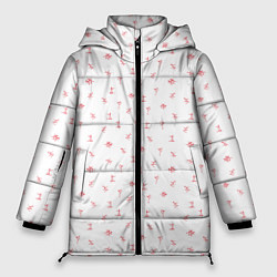 Женская зимняя куртка Зимний спортивный принт