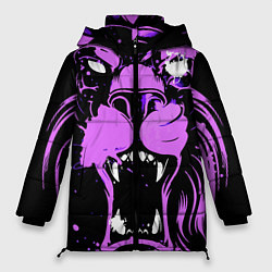 Куртка зимняя женская Neon pink lion, цвет: 3D-красный