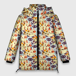 Куртка зимняя женская Kittеns, цвет: 3D-черный