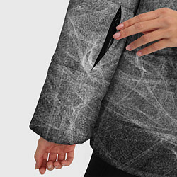Куртка зимняя женская Коллекция Get inspired! Абстракция Fl-44-i, цвет: 3D-светло-серый — фото 2