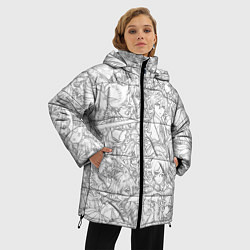 Куртка зимняя женская ПЕРСОНАЖИ МАНГА ГЕНШИН ИМПАКТ, цвет: 3D-красный — фото 2