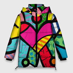 Куртка зимняя женская Ромеро Бритто Арт, цвет: 3D-черный