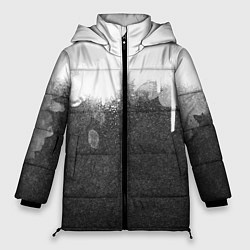 Куртка зимняя женская Коллекция Get inspired! Абстракция Wp-fl-158-f-r-6, цвет: 3D-светло-серый