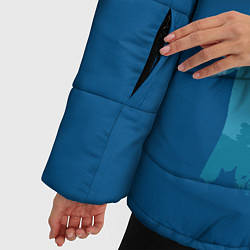 Куртка зимняя женская Шень Хе Genshin Impact, цвет: 3D-черный — фото 2