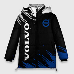 Куртка зимняя женская Volvo - Texture, цвет: 3D-черный