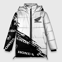 Куртка зимняя женская Honda sport pattern, цвет: 3D-красный
