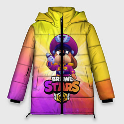 Куртка зимняя женская General Gavs Brawl Stars Game, цвет: 3D-черный