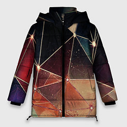 Куртка зимняя женская Абстракция Оригинал, цвет: 3D-светло-серый