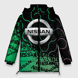 Куртка зимняя женская NISSAN Супер класса, цвет: 3D-красный