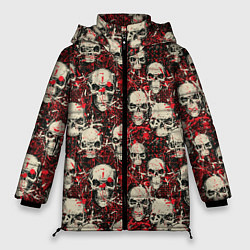 Женская зимняя куртка Кровавые Черепа Skulls