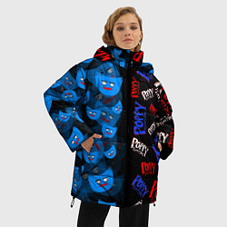 Куртка зимняя женская Poppy Half Patter, цвет: 3D-черный — фото 2