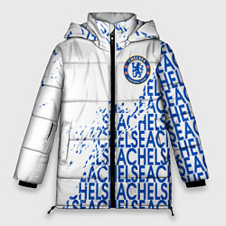 Куртка зимняя женская Chelsea fc, цвет: 3D-черный