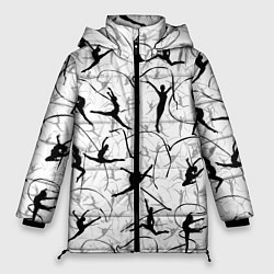Женская зимняя куртка Воздушная акробатика Паттерн