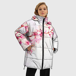 Куртка зимняя женская Распустившаяся весна, цвет: 3D-красный — фото 2