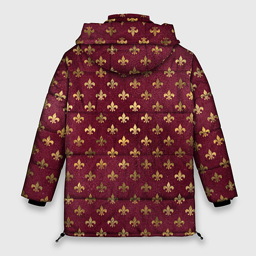 Женская зимняя куртка Классические узоры classic / 3D-Красный – фото 2