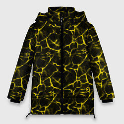 Женская зимняя куртка Yellow Ripple Желтая Рябь