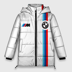 Женская зимняя куртка БМВ 3 STRIPE BMW WHITE