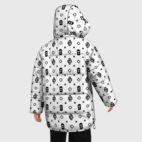 Женская зимняя куртка Узор White Dope Ski Mask Camo Dope Street Market / 3D-Черный – фото 4