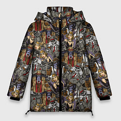 Куртка зимняя женская Гангстеры Мафиози, цвет: 3D-светло-серый