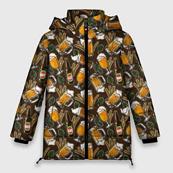 Куртка зимняя женская Хмель и Пиво, цвет: 3D-черный