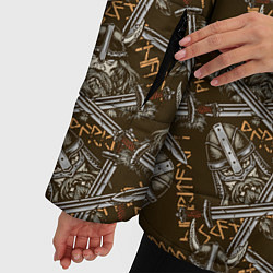 Куртка зимняя женская ВАРВАР ВОИН, цвет: 3D-черный — фото 2