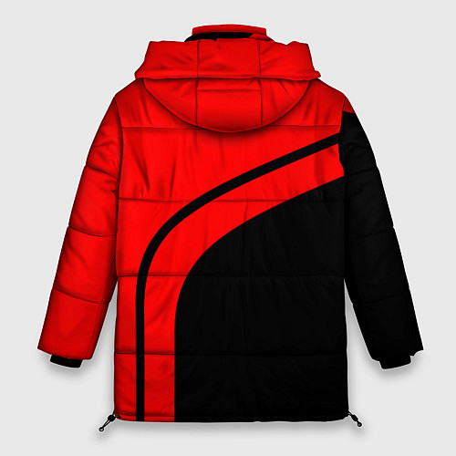 Женская зимняя куртка AMG MERCEDES RED / 3D-Красный – фото 2