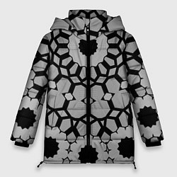 Женская зимняя куртка Модный геометрический узор