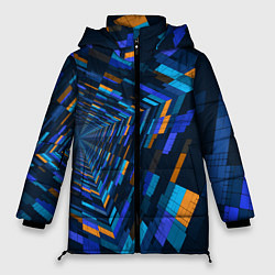 Куртка зимняя женская Geometric pattern Fashion Vanguard, цвет: 3D-красный