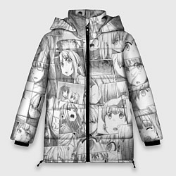 Женская зимняя куртка Волчица и пряности pattern
