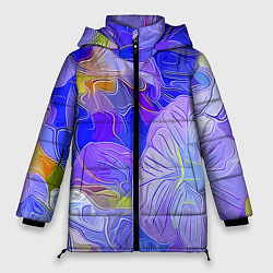Женская зимняя куртка Fashion flowers pattern