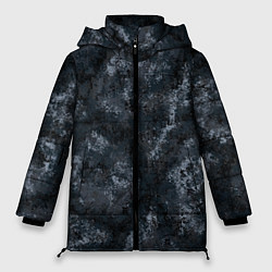Куртка зимняя женская Камуфляж Паук Ночь, цвет: 3D-красный