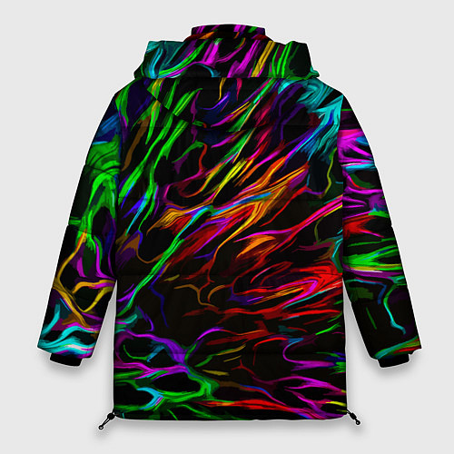 Женская зимняя куртка Neon pattern Vanguard / 3D-Светло-серый – фото 2