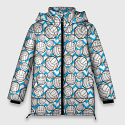 Женская зимняя куртка Мячи Волейбольные
